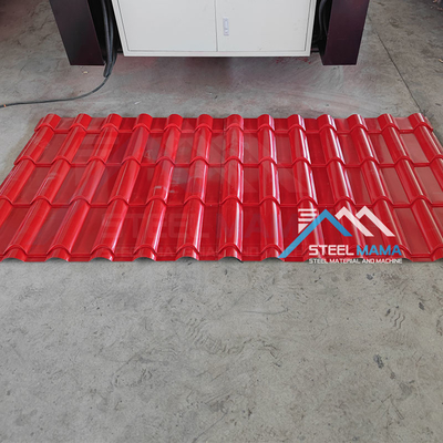 South America Four Pillars Cutter Frame Three Layer Roofing Sheet Roll Forming Machine