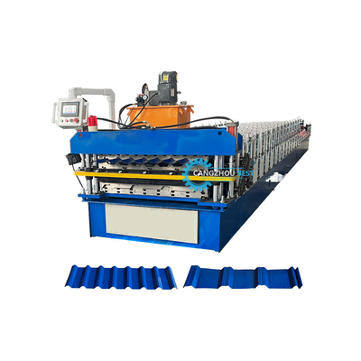 Double Layer Corrugated Sheet Rolling Machine With 3Kw Main Motor