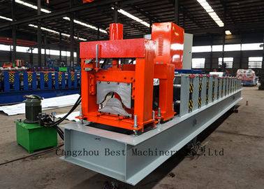 Aluminum Glazed House Ridge Cap Forming Machine For Roof Building