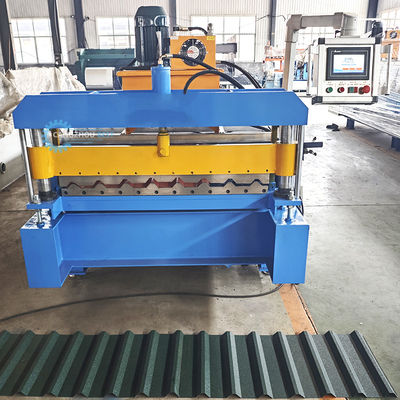 Hydraulic Cutting Roof Sheet Roll Forming Machine Precise Efficient