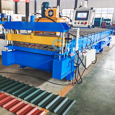Hydraulic Cutting Roof Sheet Roll Forming Machine Precise Efficient
