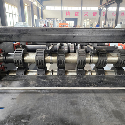 PLC Control System Heavy Duty Cold Roll Forming Machine For Mexico Decking Steel Plate