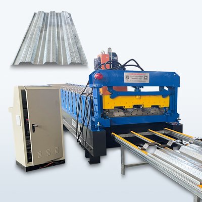 Floor Deck Roll Forming Machine 1250mm PLC Control 22kw