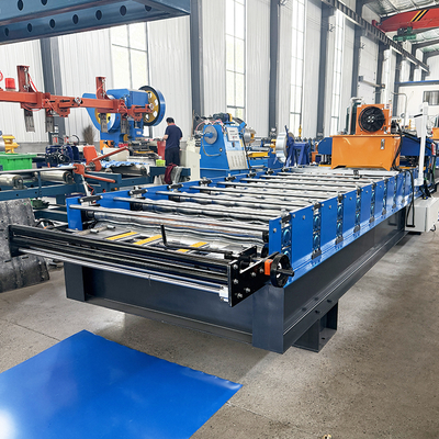 PLC Controlled Metal Roof Tile Roll Forming Machine