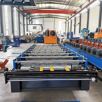 PLC Controlled Metal Roof Tile Roll Forming Machine