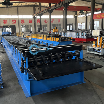 Floor Deck Roll Forming Machine 1250mm PLC Control 22kw
