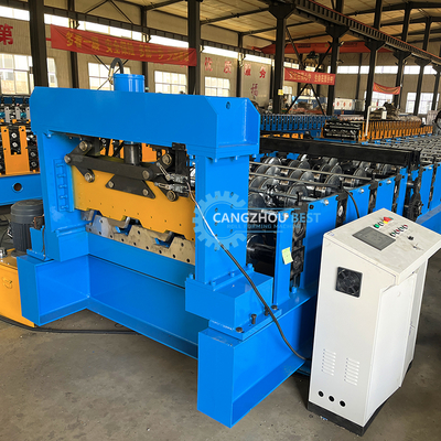 Floor Deck Roll Forming Machine 1250mm PLC Control 22kw