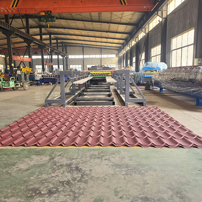 Automatic Color Steel Roofing Tile Roll Forming Machine