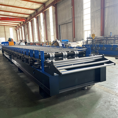 Galvanized Steel Double Decking Sheet Floor Roll Forming Machine