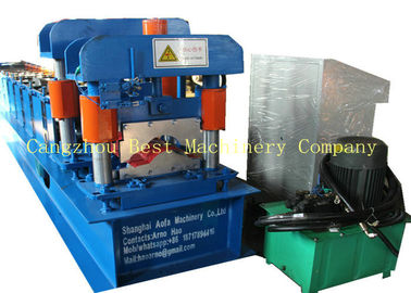 Aluminum Glazed Ridge Cap Roll Forming Machine House Material For Building