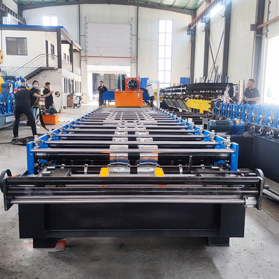 High Rib Color Steel Roofing Sheet Metal Sheet Cold Roll Forming Machine