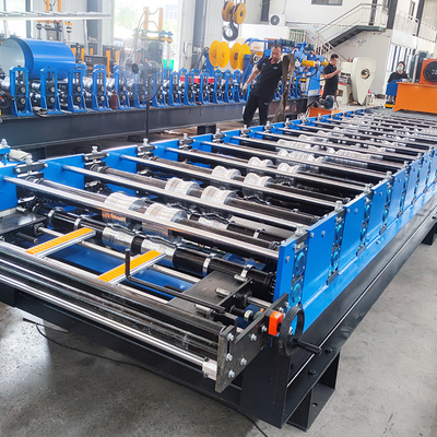 High Rib Color Steel Roofing Sheet Metal Sheet Cold Roll Forming Machine