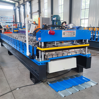 High Rib Color Steel Roofing Sheet Metal Sheet Cold Roll Forming Machine