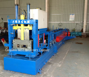 Automatic C Purlin Roll Forming Machine 15-20m/Min PLC Control System