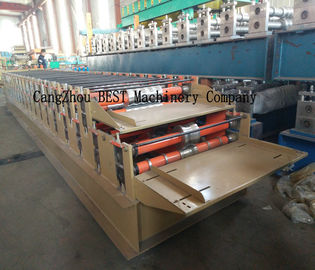 686 762 Double Layer Roofing Sheet Forming Machine 350H Steel Roofing Roll Formers