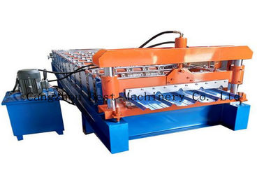 Trapezoid Roofing Sheet Roll Forming Making Machine For Building Material