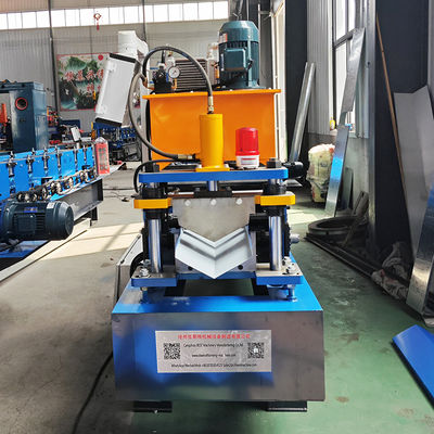 Metal ridge roofing with glazed tile Ridge Cap Roll Forming Machine