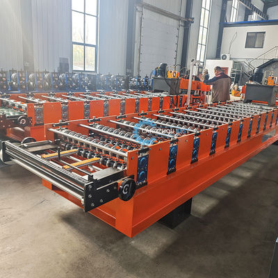 Steel Profile 836 Corrugated Roofing Sheet Roll Forming Machine with Hydraulic Station Power 3Kw and 45# Steel Rollers