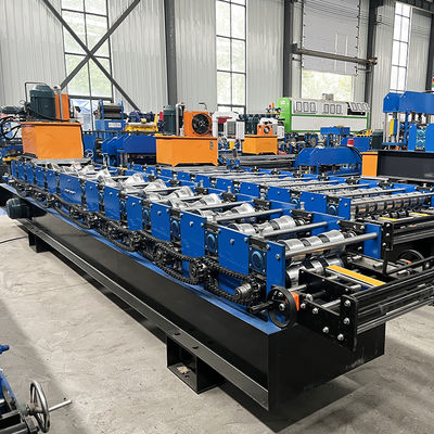 Steel Profile Ridge Cap Roll Forming Machine with 380v Voltage 14 Rows Rollers and 40# Hydraulic for Roof Tile IBR Corrugated Design