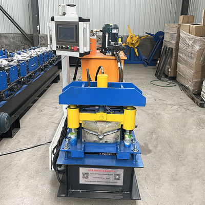 Steel Profile Ridge Cap Roll Forming Machine with 380v Voltage 14 Rows Rollers and 40# Hydraulic for Roof Tile IBR Corrugated Design