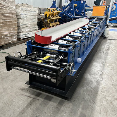 Steel Profile Ridge Cap Roll Forming Machine with 380v Voltage 14 Rows Rollers and 40# Hydraulic for Roof Tile IBR Corrugated Design