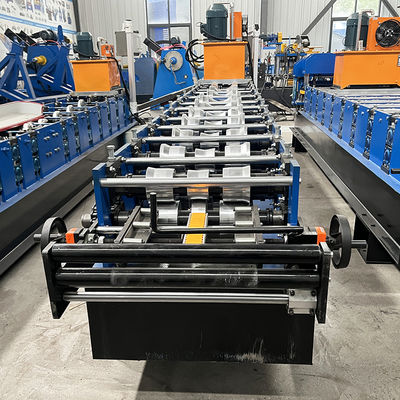 Hydraulic Pressing Ridge Cap Roll Forming Machine with High Grade 45# Steel and 15 Forming Steps