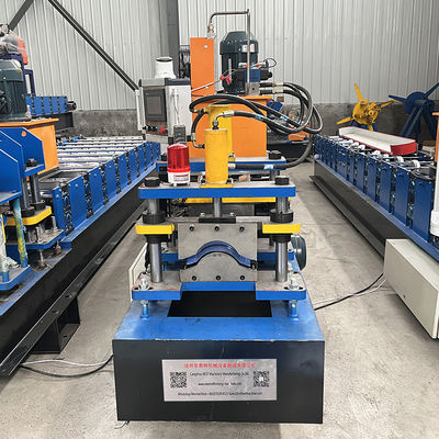 Hydraulic Pressing Ridge Cap Roll Forming Machine with High Grade 45# Steel and 15 Forming Steps