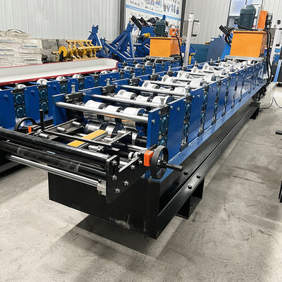 Hydraulic Pressing Ridge Cap Roll Forming Machine with High Grade 45# Steel and 15 Forming Steps