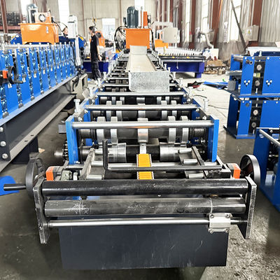 Galvanized Ridge Cap Roll Forming Machine with 45# Forged Steel Rollers and Cr12 Cutting Blades for Steel Profile IBR
