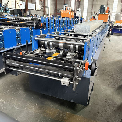 Galvanized Ridge Cap Roll Forming Machine with 45# Forged Steel Rollers and Cr12 Cutting Blades for Steel Profile IBR