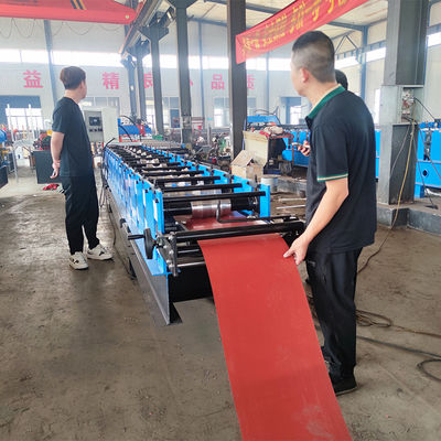 380V 50Hz 3phases 15 Stations High Grade 45# Steel Ridge Cap Roll Forming Machine with Roof Ridge Cap Machine