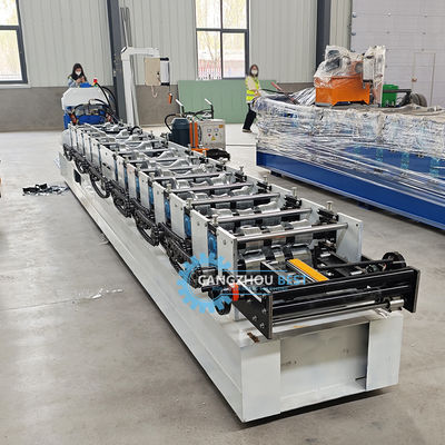 Hydraulic Punching&Pressing Ridge Cap Roll Forming Machine For Roof Tile 