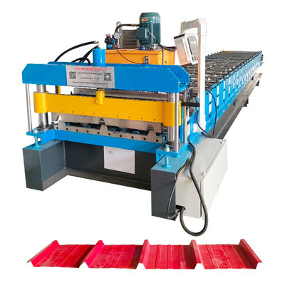 Three Peaks 820 Roofing Sheet Roll Forming Machine For Afira Market Good Quality 