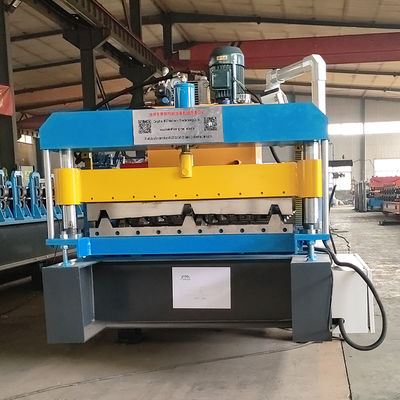 Three Peaks 820 Roofing Sheet Roll Forming Machine For Afira Market Good Quality 