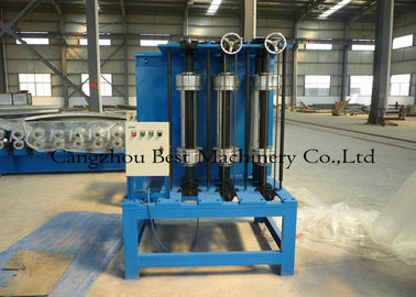 Tapered Standing Seam Metal Roof Roll Forming Machine 5.5kw Hydraulic Cutting Type