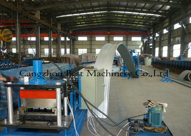 Tapered Standing Seam Metal Roof Roll Forming Machine 5.5kw Hydraulic Cutting Type