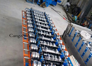 Tapered Standing Seam Metal Roof Roll Forming Machine 5.5kw Hydraulic Cutting Type