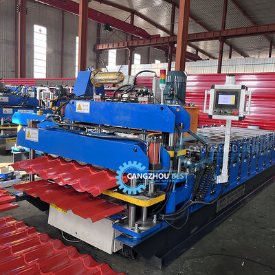 Trapezoidal roof tile roll forming machine new double-layer IBR iron metal roof panel and color steel sheet making machine