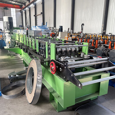 Auto Stop Cutting C Purlin Roofing Truss Making Roll Forming Machine 