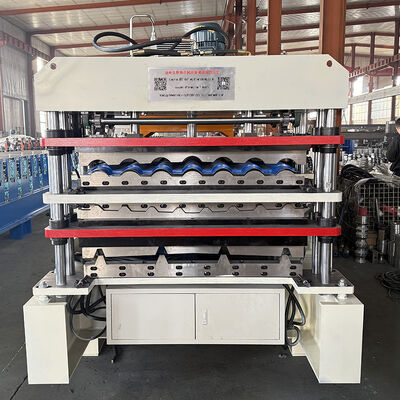 Steel Profile Three Layer Roofing Tile&Corrugated&IBR Sheets Roll Forming Machine Line