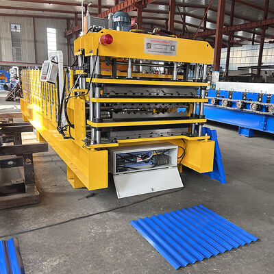 PPGI &GI Steel Three Layer Roof Sheets Roll Forming Machine Production Line 