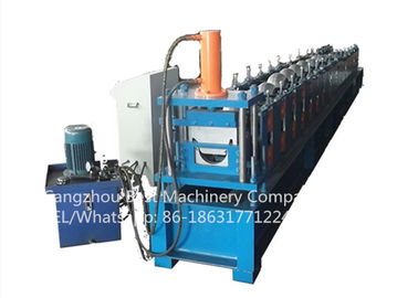 Building Color Steel Water Gutter Roll Forming Machine with 50-60HZ PLC Control System