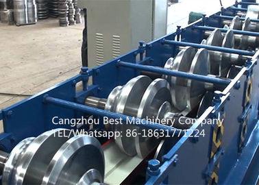 Building Color Steel Water Gutter Roll Forming Machine with 50-60HZ PLC Control System