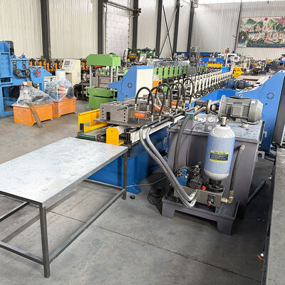 Fast Speed T24X26 Hydraulic Punching Cross Ceiling T Grid Roll Forming Machine