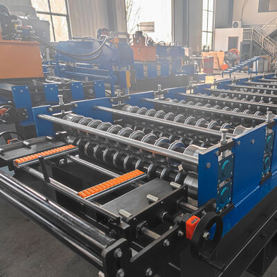Automatic Hydraulic PLC Control Steel Profile Corrugated Roof Making Roll Forming Machine