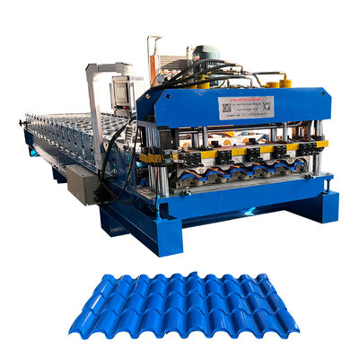 Building materials 0.35-0.6 mm Monaco glazed roof tile roll forming machine