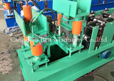 Metal Roof Building Material Ridge Cap Forming Machine 0.3-0.8mm Thickness 2 Years Warranty