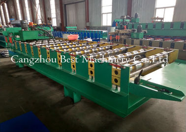 High Perofrmance Roof Tile Roll Forming Machine Durable Electrical Motor