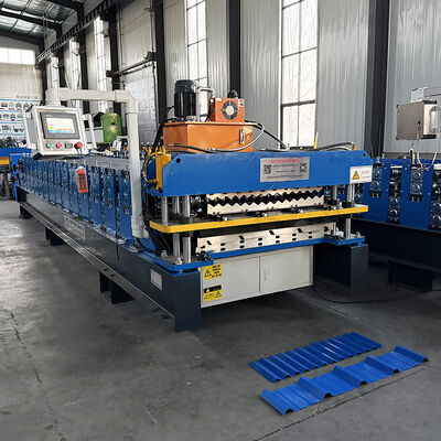 One Machine, Two Profiles, Unlimited Possibilities! Double layer Automatic conversion roof making machine