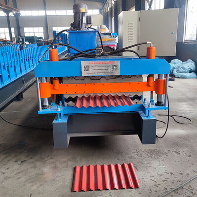 Two profile IBR and corrugated roof in one machine High-speed production, precision cutting machine